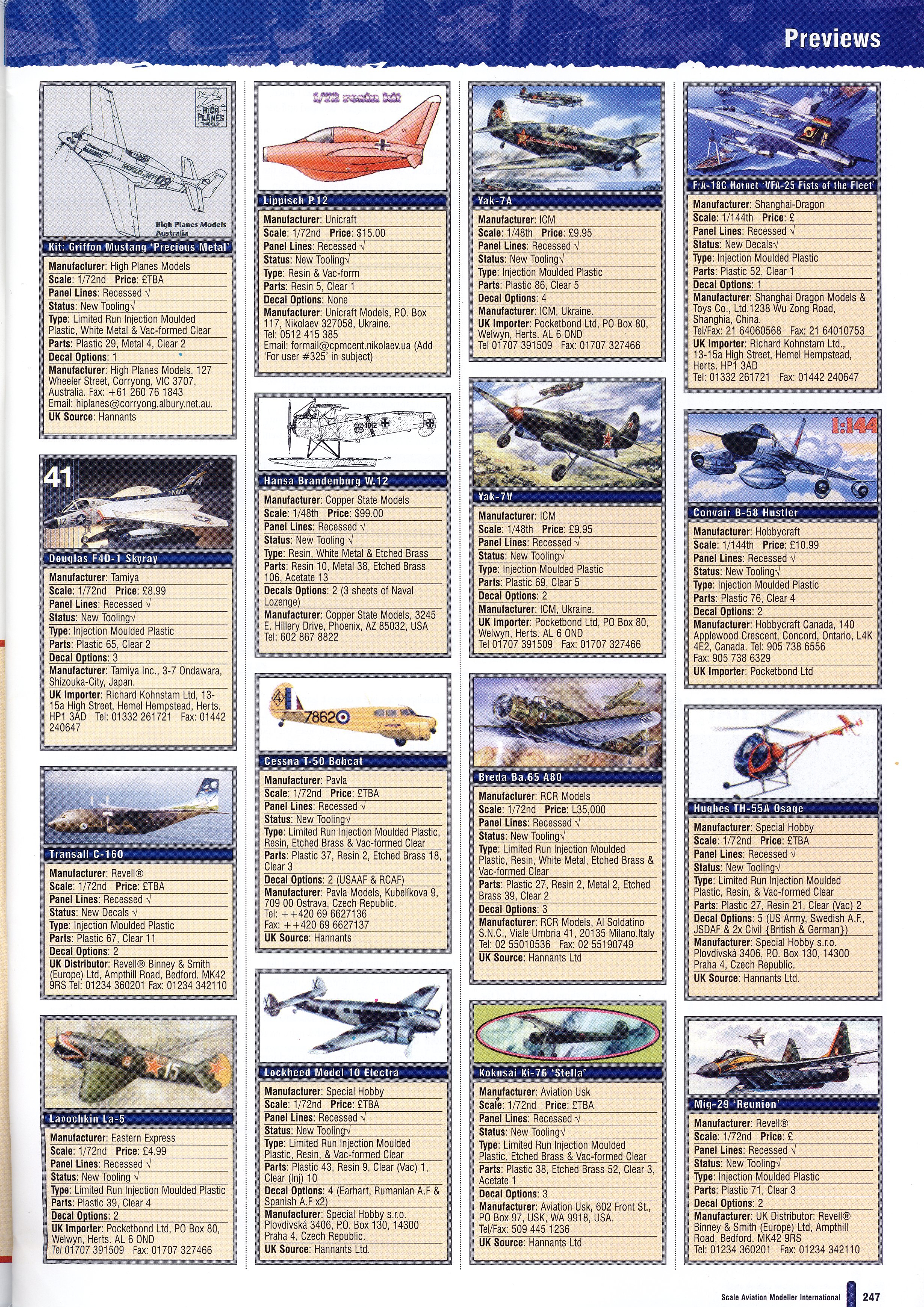 Scale Aviation Modeller International 1999-04